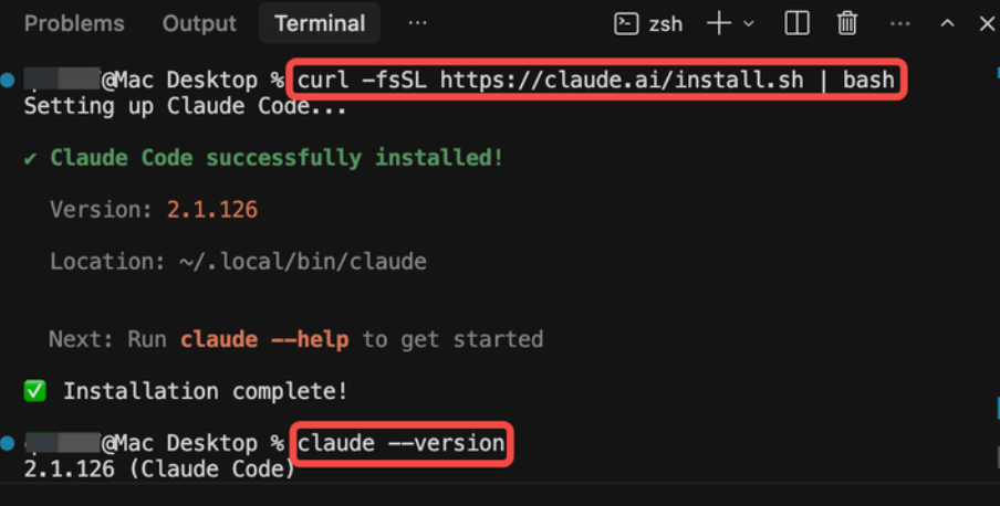 macOS 安装 Claude Code